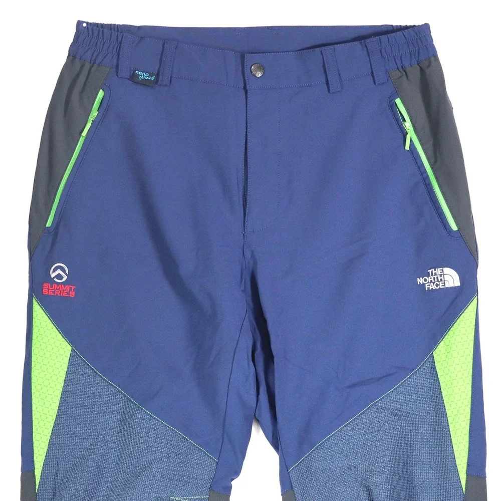 The North Face Summit Series Hiking Pants Mens 80 Blue Schoeller NanoSphere Tech